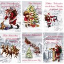 100 Weihnachtskarten mit Umschlag 22-0006,...
