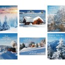 100 Weihnachtskarten mit Umschlag 22-7510,...