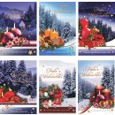 100 Weihnachtskarten mit Umschlag 22-6650,...