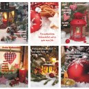 100 Weihnachtskarten mit Umschlag 22-3110,...