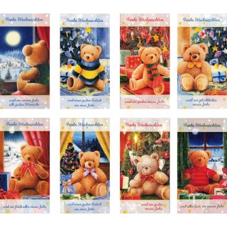 100 Weihnachtskarten mit Umschlag 22-3180, Glückwunschkarten Weihnachten