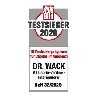 400ml Dr. Wack A1 Cabrio Verdeck-Imprägnierer, Cabrio Dach Imprägnierung