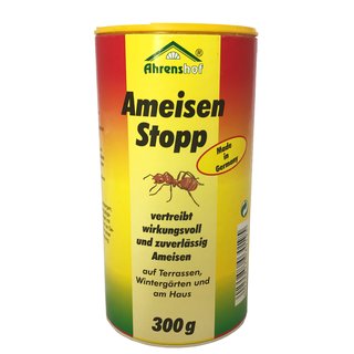 Ameisenstopp 300g von Ahrenshof, Pulver gegen Ameisen, Ameisenstreu