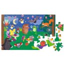 Krabbelkäfer Bodenpuzzle XXL, Tierpuzzle mit extra großen Teilen, Lernspielzeug für Kinder ab 4 Jahren, inkl. Stabiler Transportbox