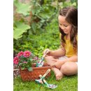 Krabbelkäfer Mein erstes Gartenwerkzeug, 3-teiliges Garten-Set für Kinder, bestehend aus,Gartenschaufel, Handspaten und und Unkrautharke, bunt